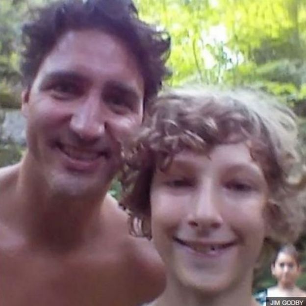 Justin Trudeau ve Alexander Godby