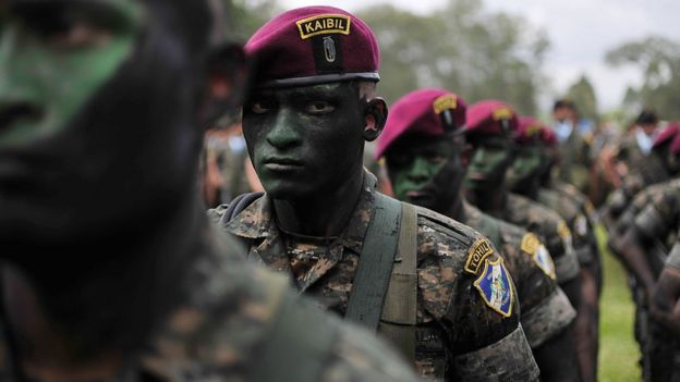 Kaibiles, tropas de élite del ejército de Guatemala