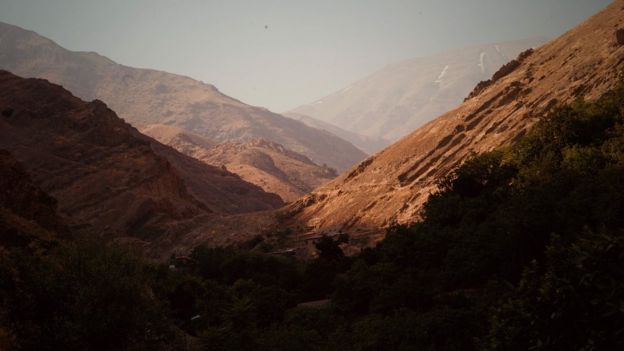 Tehran hills