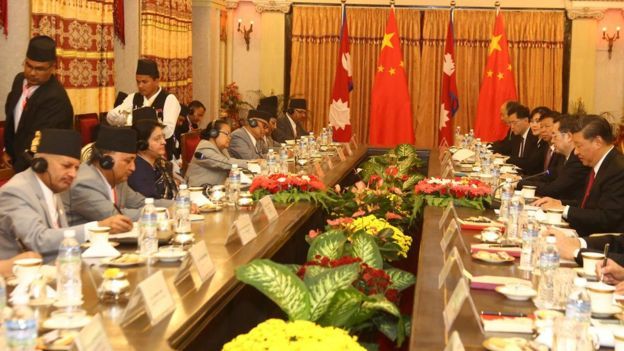 चिनियाँ राष्ट्रपतिको भ्रमण