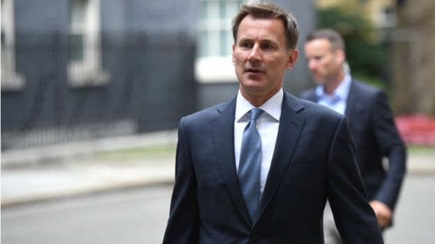 Foreign Minister Jeremy Hunt