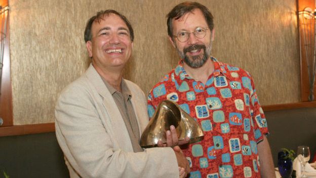 Pat Hanrahan (left) and Ed Catmull