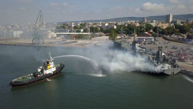 Кораблі НАТО і Болгарії на навчаннях