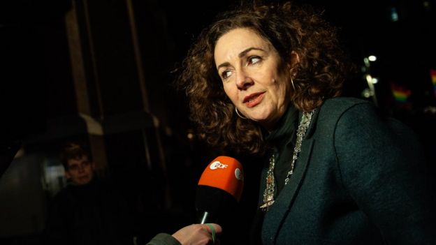 A prefeita de Amsterdã Femke Halsema