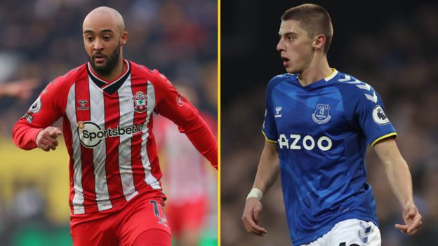 Southampton v Everton Team news  BBC Sport