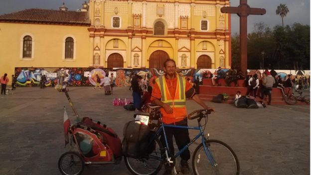 Krzysztof Chmielewski en San Cristóbal de las Casas