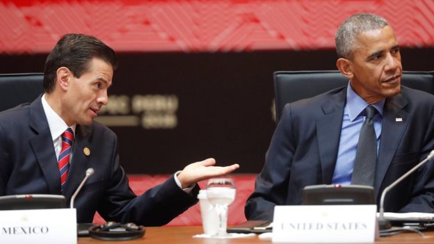 Peña Nieto con Obama