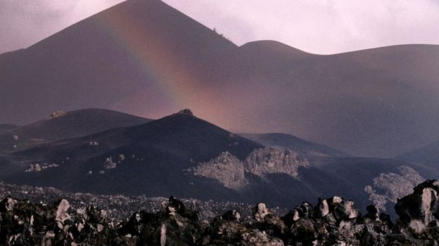 Ascensión es una isla de origen volcánico