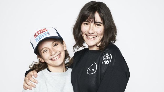 Amy Meek (right) and her sister, Ella