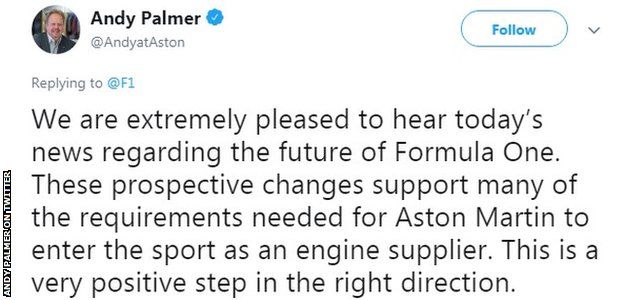 And Palmer on Twitter