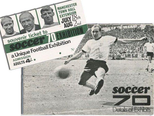 Soccer 70 programme and ticket