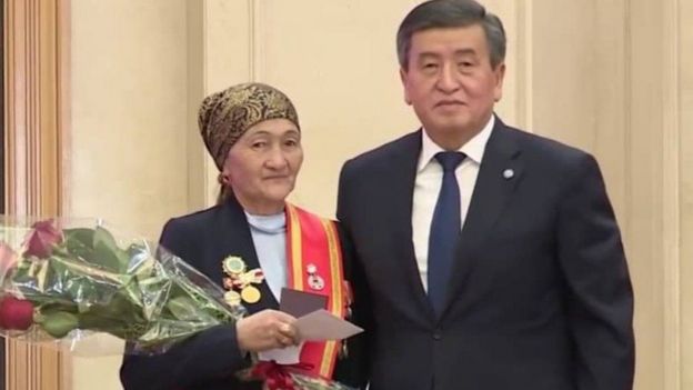 Көк-Таш айылынын башчысы Разия Өсөрова