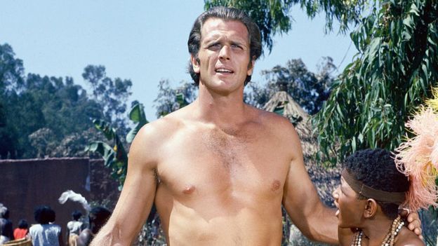 Ron Ely plays Tarzan in the television series of that name, circa 1967