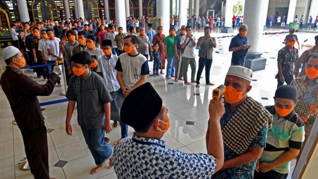 Salat Jumat, wabah corona