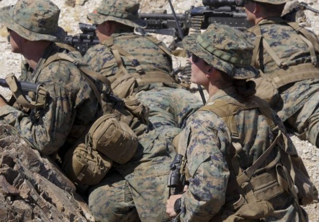 Many women serve as officers in the Marines and other branches of America's armed forces but this woman, who has not been identified publicly at her own request, is the first to finish the 13-week infantry officer training course.