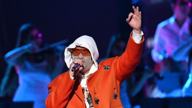 Actuación de Bad Bunny en los Latin Grammy 2019 en Las Vegas