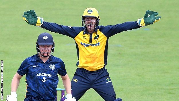 Tom Cullen was a regular behind the stumps in Glamorgan’s 2021 One Day Cup triumph