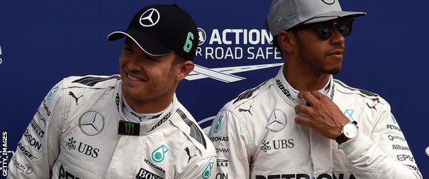 Nico Rosberg, left, was second to Lewis Hamilton at last year's Belgian Grand Prix