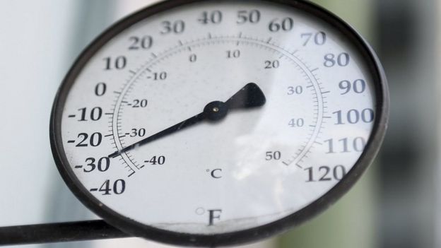 मिनिसोटा में तापमान -37 डिग्री तक जा पहुंचा है