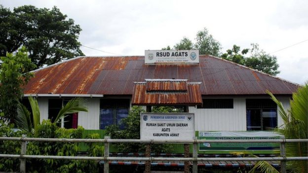 Satu-satunya rumah sakit di Kabupaten Asmat yang disebut tidak layak oleh Menteri Kesehatan Nina Moeloek
