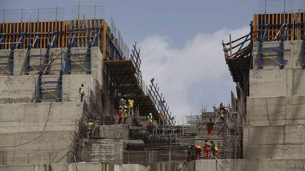 Ethiopia dam construction