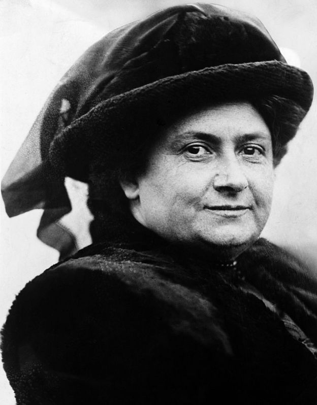 María Montessori en 1914.