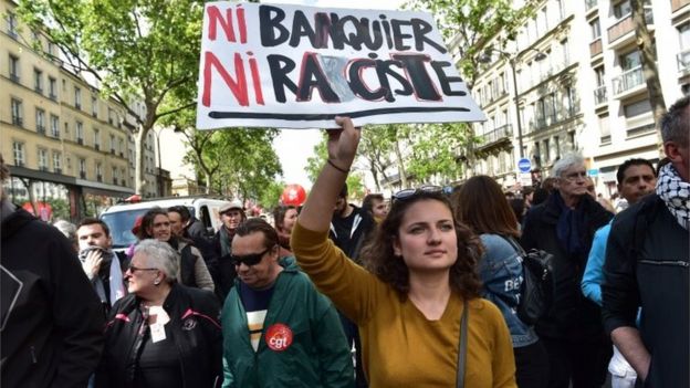 روز جهانی کارگر در پاریس با شعار