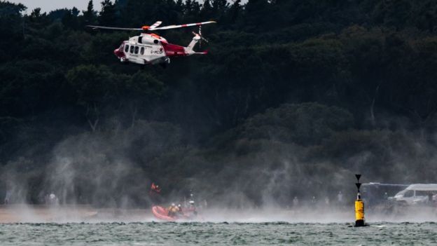 Coastguard helicopter