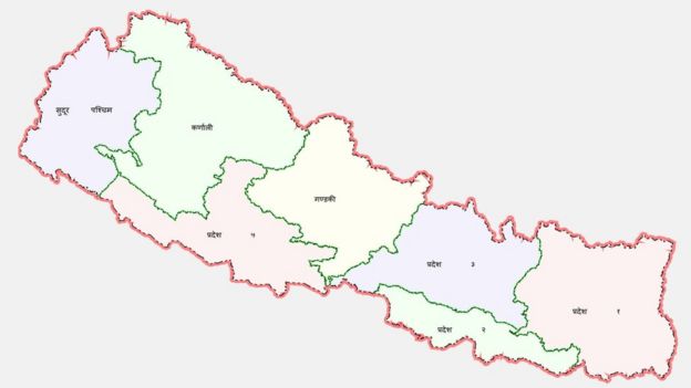 नेपालको नक्सा