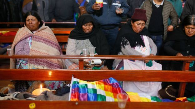 Funeral en Bolivia