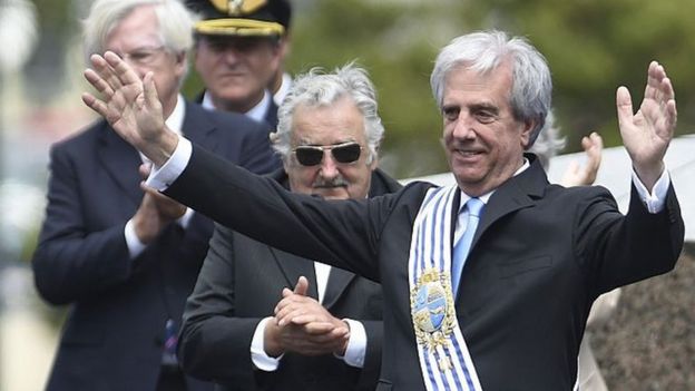José Mujica y Tabaré Vásquez
