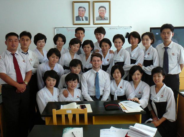 Students at the tourism college