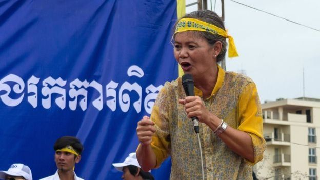 Lãnh đạo đối lập Mu Sochua nói Hun Sen bị 