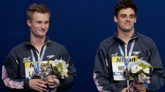 Jack Laugher (left) and Chris Mears
