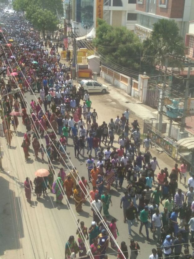 ஸ்டெர்லைட் போராட்டத்தால் அதிர்ந்த 'முத்து' நகரம் (புகைப்படத் தொகுப்பு)