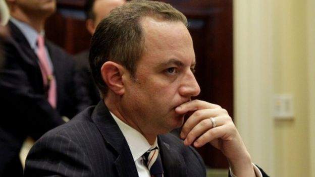 White House Chief of Staff Reince Priebus pictured at the White House on 6 June, 2017.