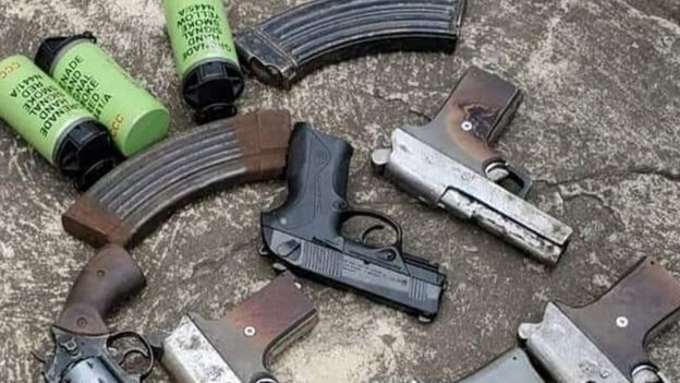 Di weapons authorities seize