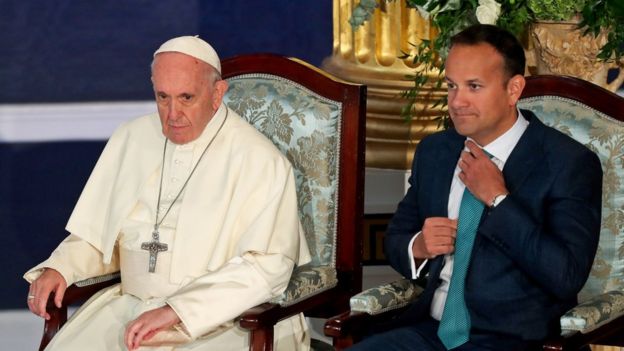 Pope and Leo Varadkar