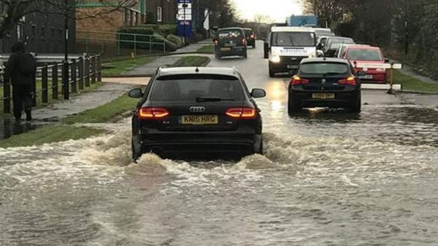 Flooding in Burgess Hill