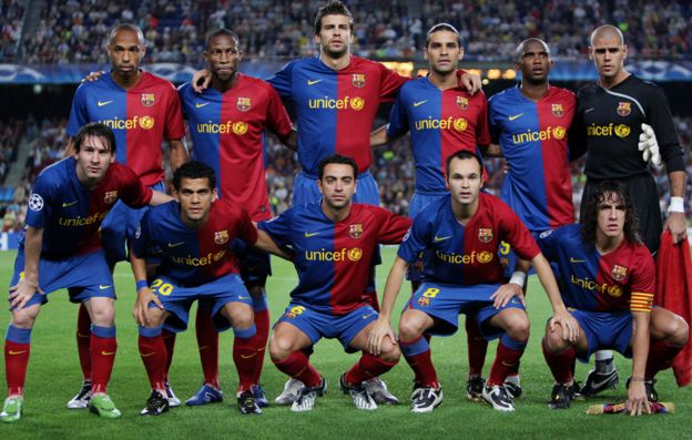 El Barcelona en 2008.