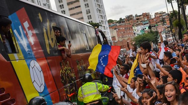 Aficionados venezolanos