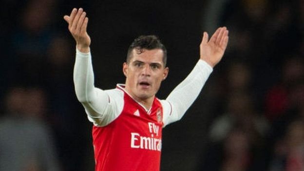 Nahodha wa klabu ya Arsenal Granit Xhaka