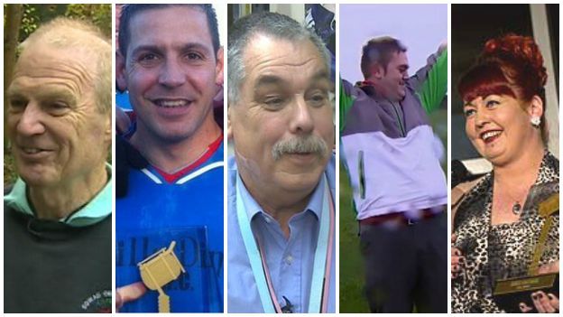 Rhai o enillwyr Arwr Tawel BBC Cymru y gorffennol