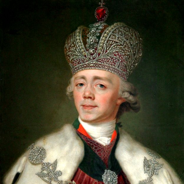 Pablo I de Rusia pintado por Vladimir Borovikovsky