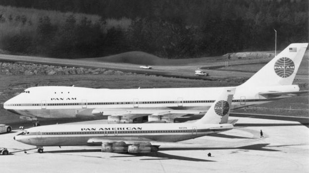 El 747 fue construido con miras a superar ampliamente la capacidad de su antecesor el 707.