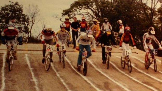 Archive picture of the BMX track at Lambeg