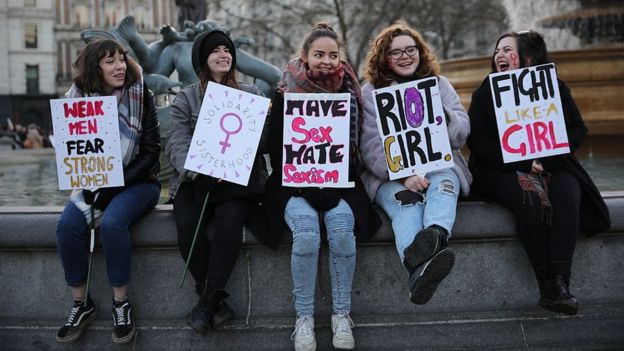 Marcha de mujeres en Londres
