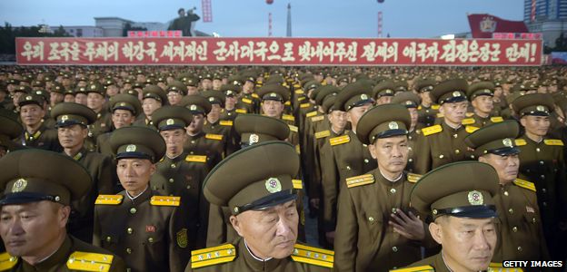 Militares norcoreanos.