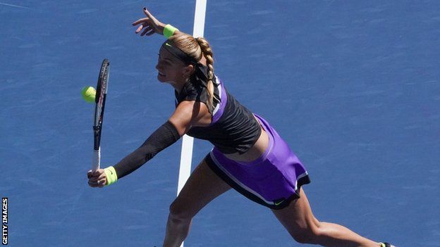 US Open 2019: Petra Kvitova knocked out in second round by Andrea ...