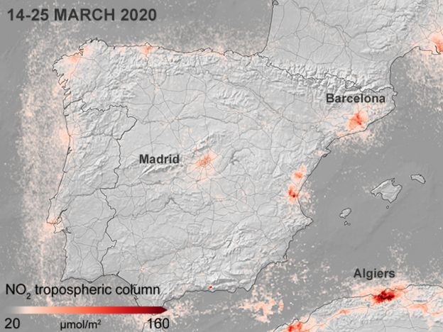 Los bloqueos continúan suprimiendo la contaminación europea - Archivo 18/05/2020 - Coronavirus en España: Noticias actualizadas